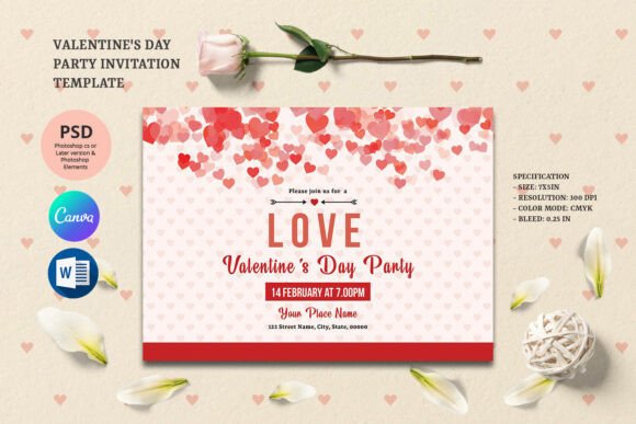 Download Valentines Day Party Invitation - Invitation Collection